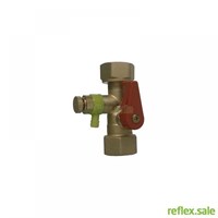 Cоединение быстроразборное Reflex SU R 3/4 с автоматическим запорным клапаном и сливом