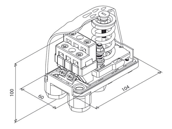 Реле давления unipump pm 5 3w схема подключения