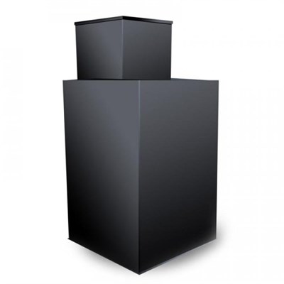 Кессон стальной квадратный с горловиной (2000х2500м, H-2м), 4мм, гильза Д133 - фото 6614