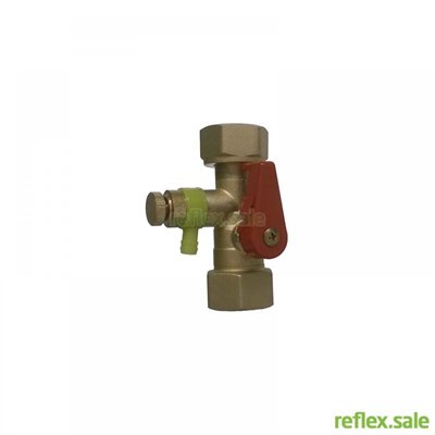 Cоединение быстроразборное Reflex SU R 3/4 с автоматическим запорным клапаном и сливом - фото 8720