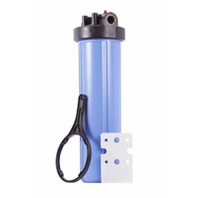 Фильтр синий SL 1/2"-10" (0,6-8,8 бар, картридж PP 10 мкм, кронштейн, ключ) - фото 9851