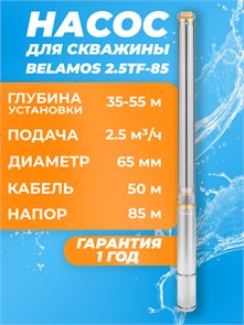 {{productViewItem.photos[photoViewList.activeNavIndex].Alt || productViewItem.photos[photoViewList.activeNavIndex].Description || 'Насос погружной скважинный Belamos 2.5TF-85 2,5м3/час, 41,7л/мин, Н-85 м, d-65 мм, каб. 50м. Насос для скважин 30-55м центробежный БЕЛАМОС'}}