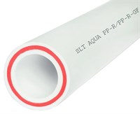 Труба полипропиленовая (армированная стекловолокном) 50х8,3мм PN25 (цвет белый)