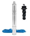 Насос погружной скважинный Belamos 3SP60 1,8 м3/час, 30 л/мин, Н-60 м, d-75 мм, каб. 15 м. Насос для скважин 10-35 метров винтовой БЕЛАМОС 14276 - фото 11457