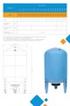 Гидроаккумулятор для водоснабжения 300л Джилекс ВПк 300 синий, вертикальный JLX7155 - фото 19737
