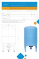 Гидроаккумулятор для водоснабжения 150л Джилекс ВПк 150 синий, вертикальный JLX7153 - фото 19745