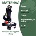 Насосы фекальный WQD VALERA GREENPUMP 1500(F)CUT/350л. мин., каб. 11м, Н-17м. погружной для грязной воды c поплавком и измельчителем WQD1500F-CUT - фото 21073