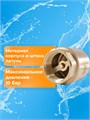 Обратный клапан Belamos  FV-D 1" латунь, внешн.резьба БЕЛАМОС 22079 - фото 22885