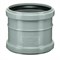 Муфта канализационная 110, цвет серый - фото 6387